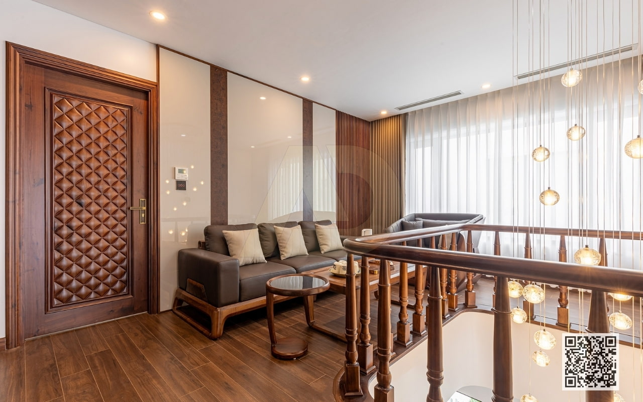 MẪU CỬA GỖ ÓC CHÓ HỌA TIẾT NỔI - OO10