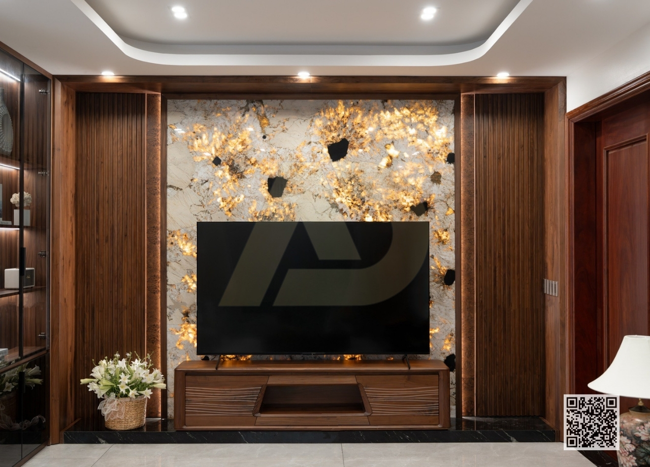 MẪU KỆ TIVI GỖ ÓC CHÓ ĐẸP LUXURY - BB53