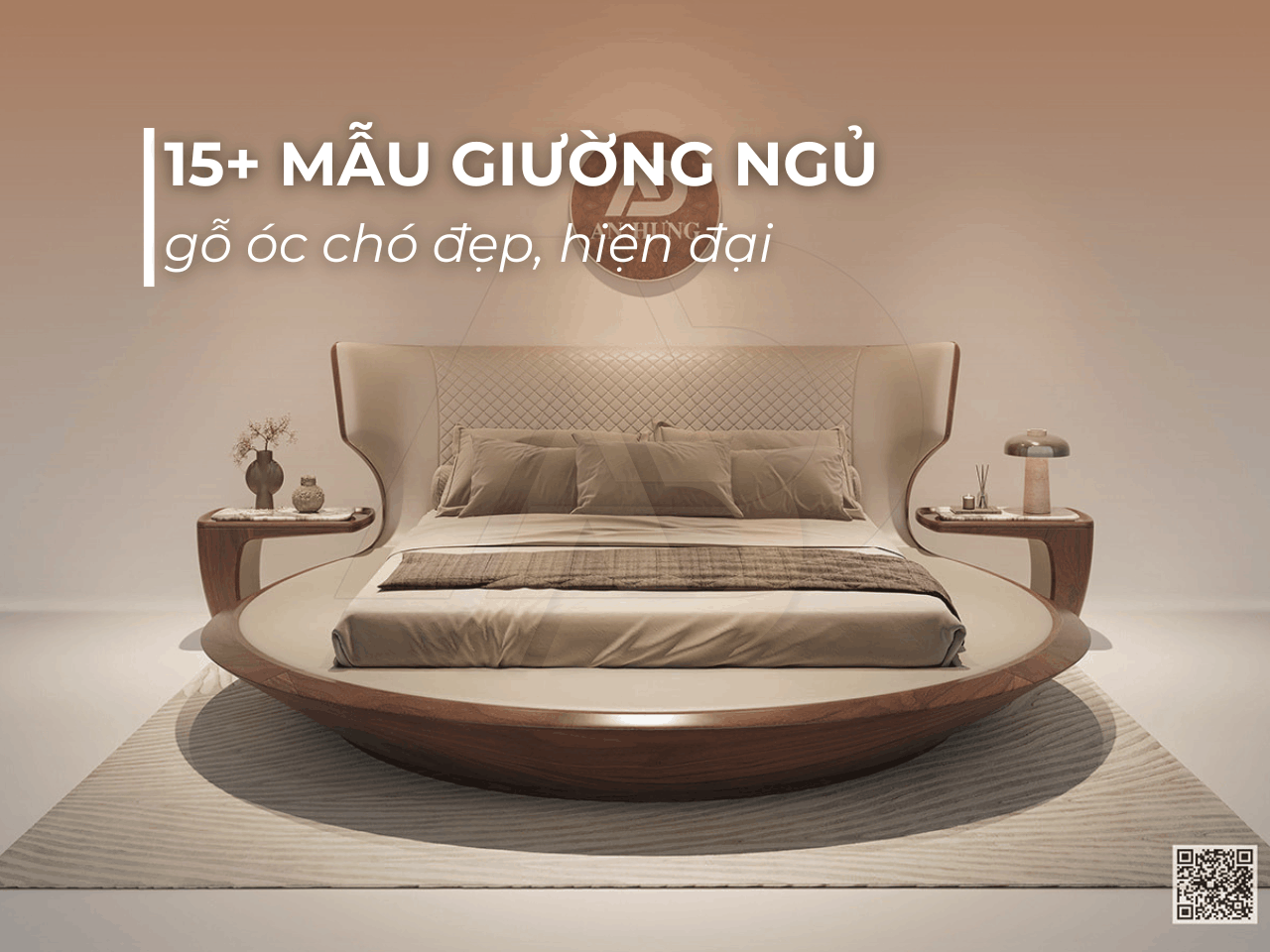 15+ MẪU GIƯỜNG NGỦ GỖ ÓC CHÓ ĐẸP, HIỆN ĐẠI ĐƯỢC ƯA CHUỘNG 2026