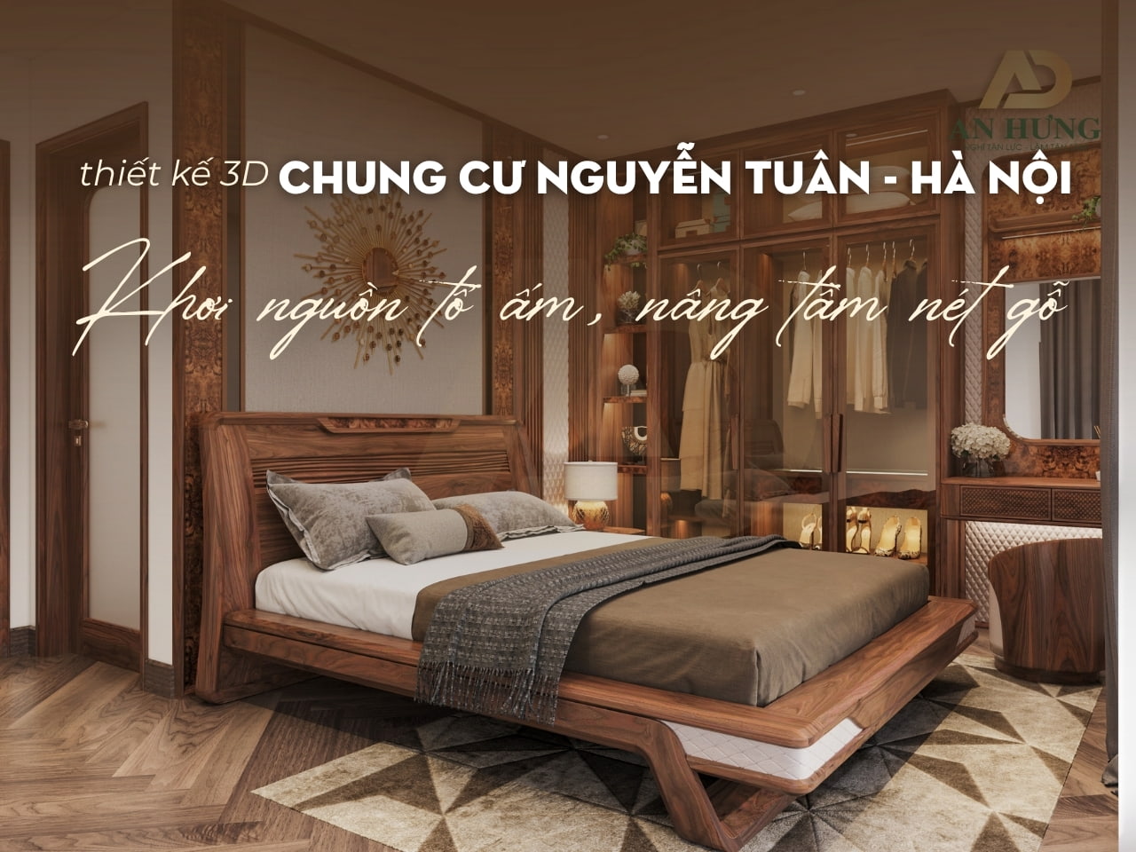 PHÒNG NGỦ KHƠI NGUỒN TỔ ẤM - CHUNG CƯ NGUYỄN TUÂN