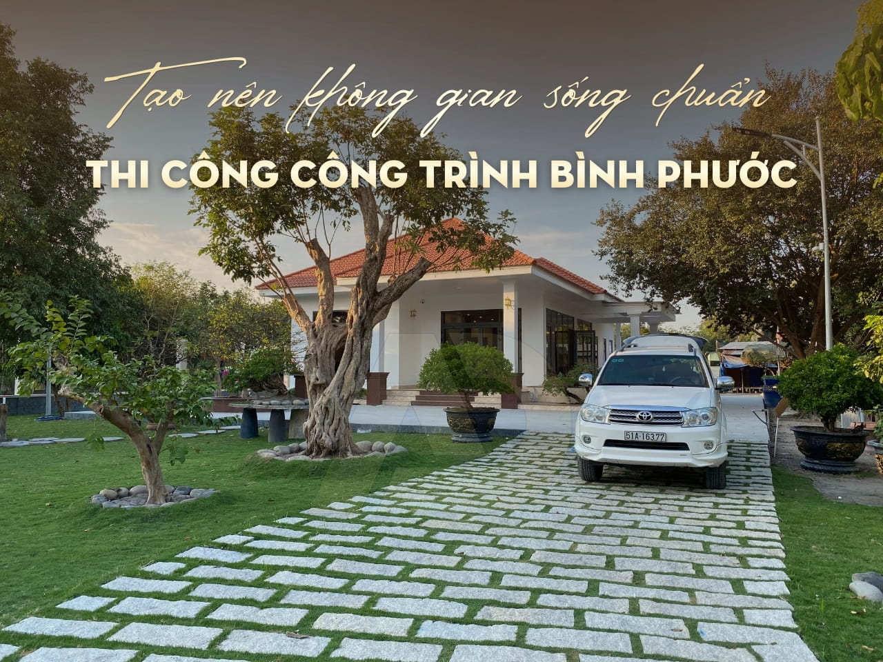 BIỆT THỰ NHÀ VƯỜN NỘI THẤT GỖ ÓC CHÓ - ANH TOÀN - BÌNH PHƯỚC