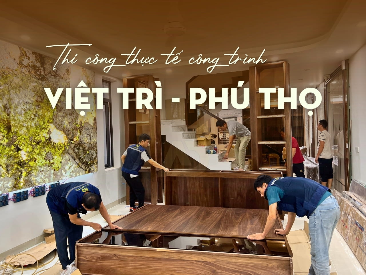 THI CÔNG NỘI THẤT GỖ ÓC CHÓ TẠI VIỆT TRÌ – PHÚ THỌ